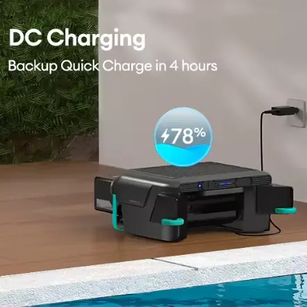 Høyeffektiv Fleksibel Solar Panel Pool Skimmer Robot